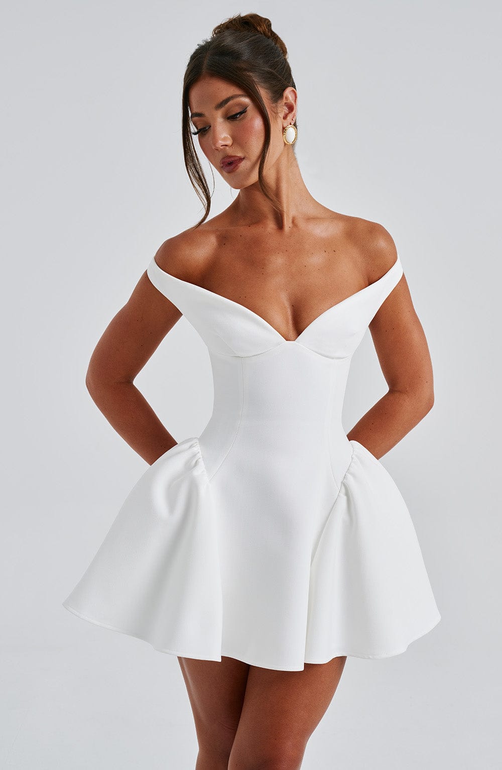MARLA MINI DRESS - IVORY