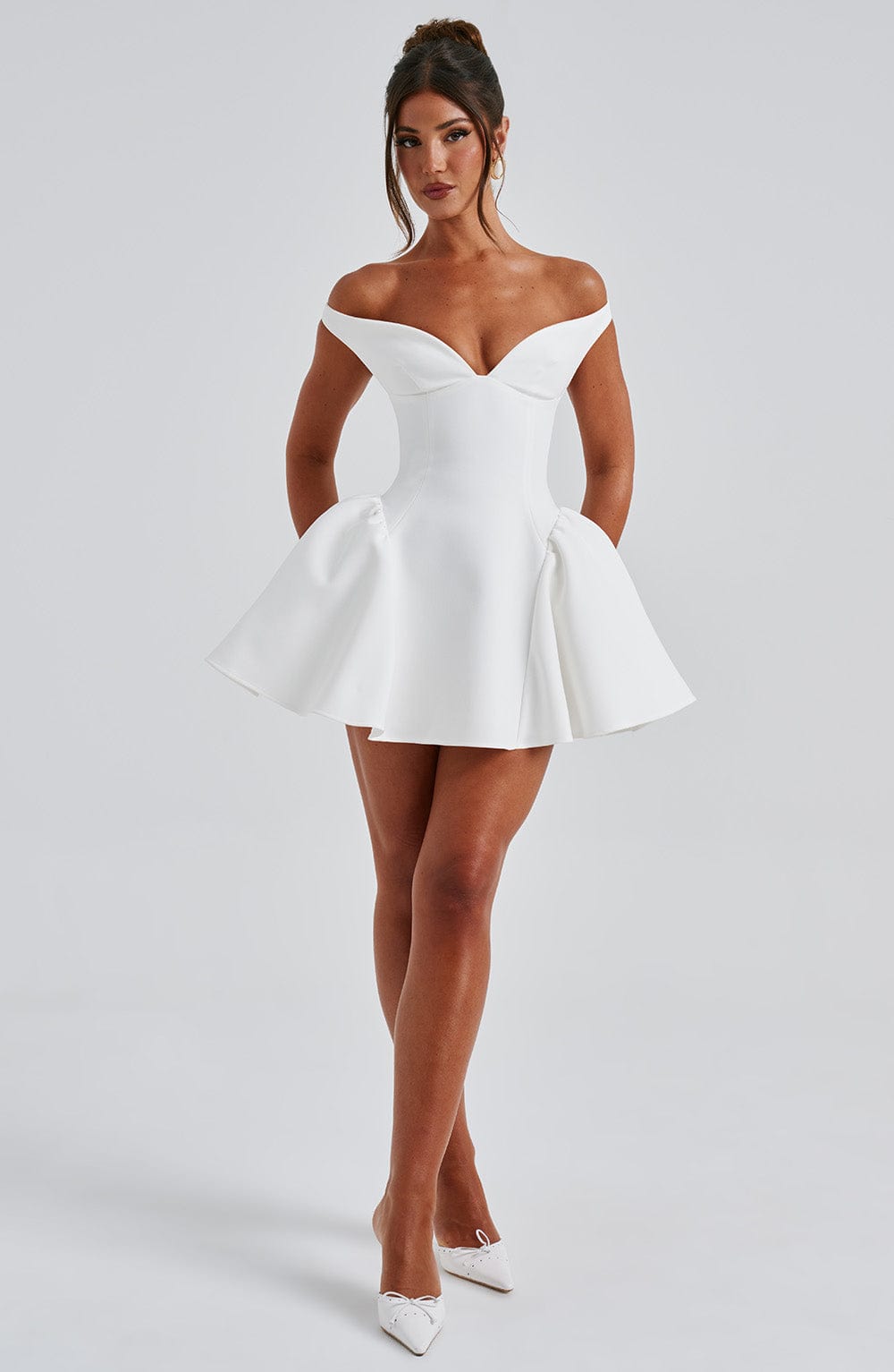 MARLA MINI DRESS - IVORY