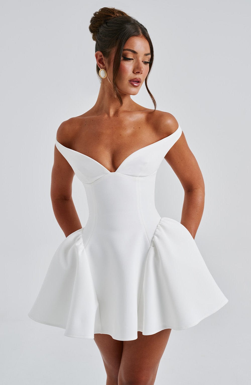 MARLA MINI DRESS - IVORY