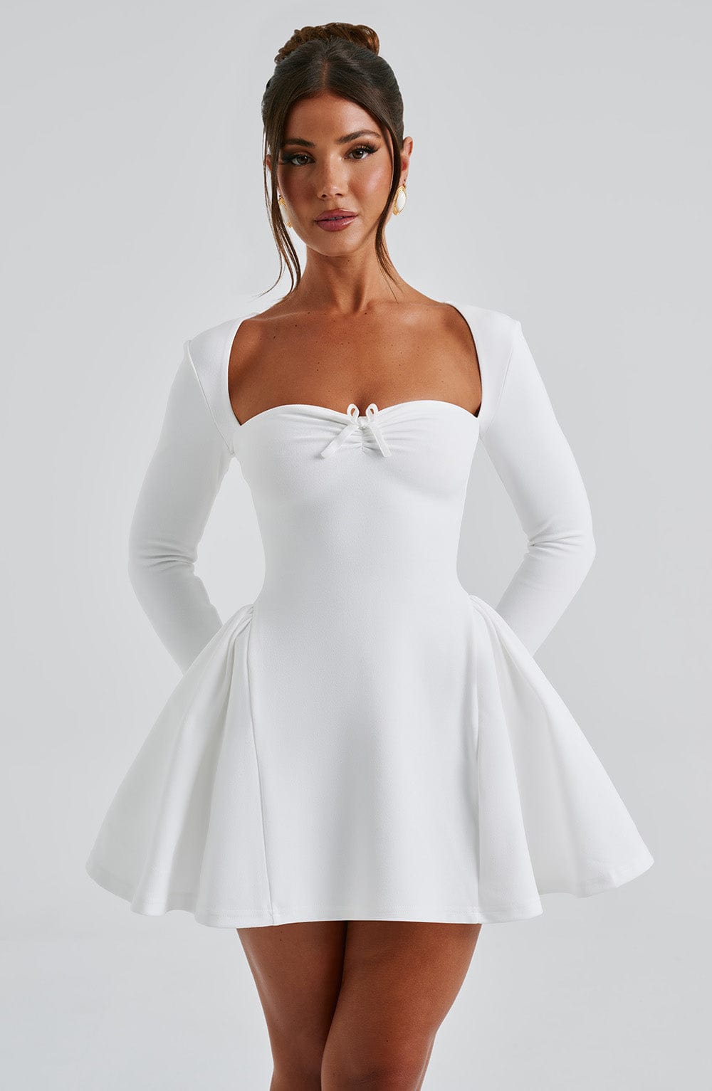MEGAN MINI DRESS - IVORY