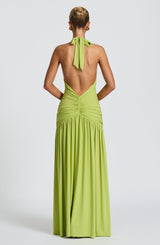 MELANIA MAXI DRESS - OLIVE