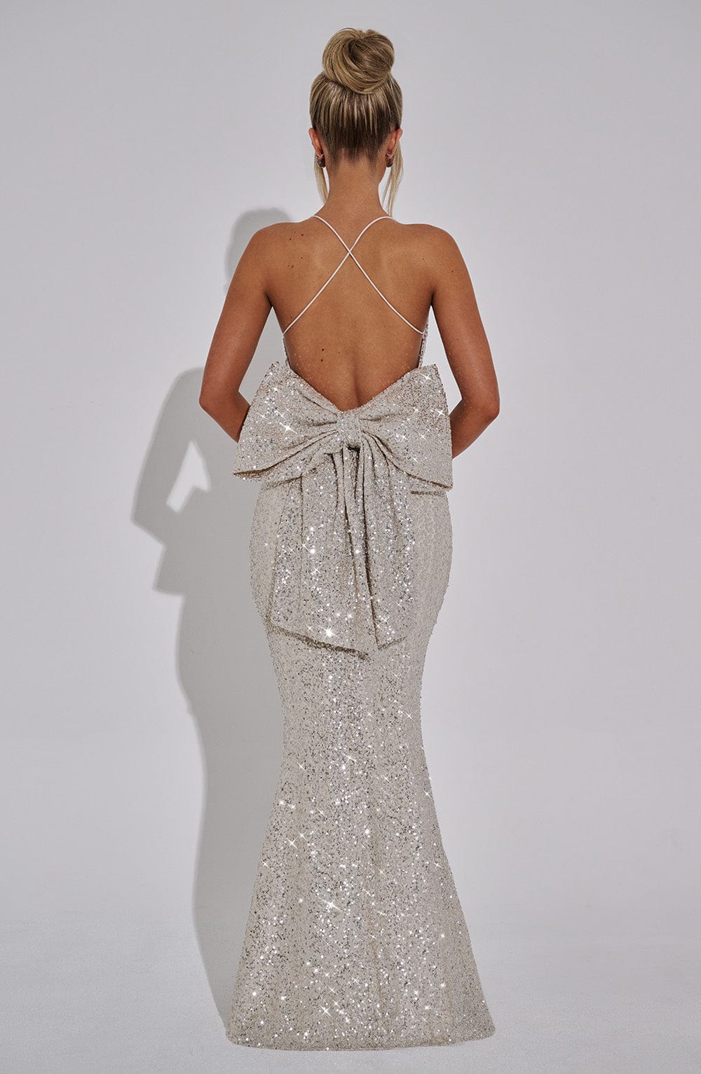 MERIDITH MAXI DRESS - CHAMPAGNE