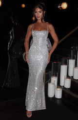 MERIDITH MAXI DRESS - CHAMPAGNE
