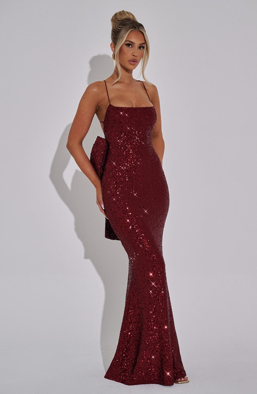 MERIDITH MAXI DRESS - WINE