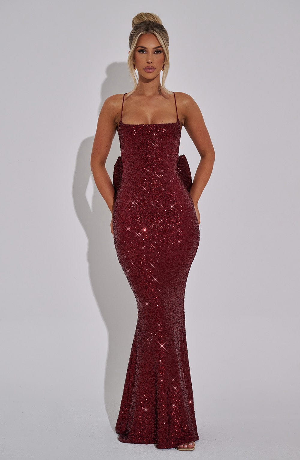 MERIDITH MAXI DRESS - WINE
