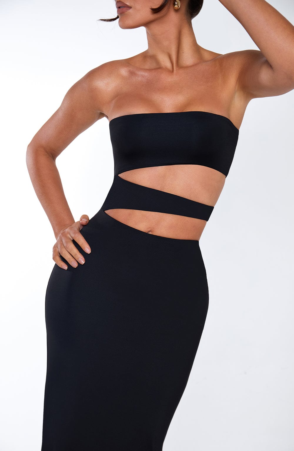 MILIA MAXI DRESS - BLACK