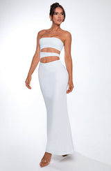 MILIA MAXI DRESS - WHITE