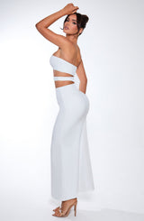 MILIA MAXI DRESS - WHITE