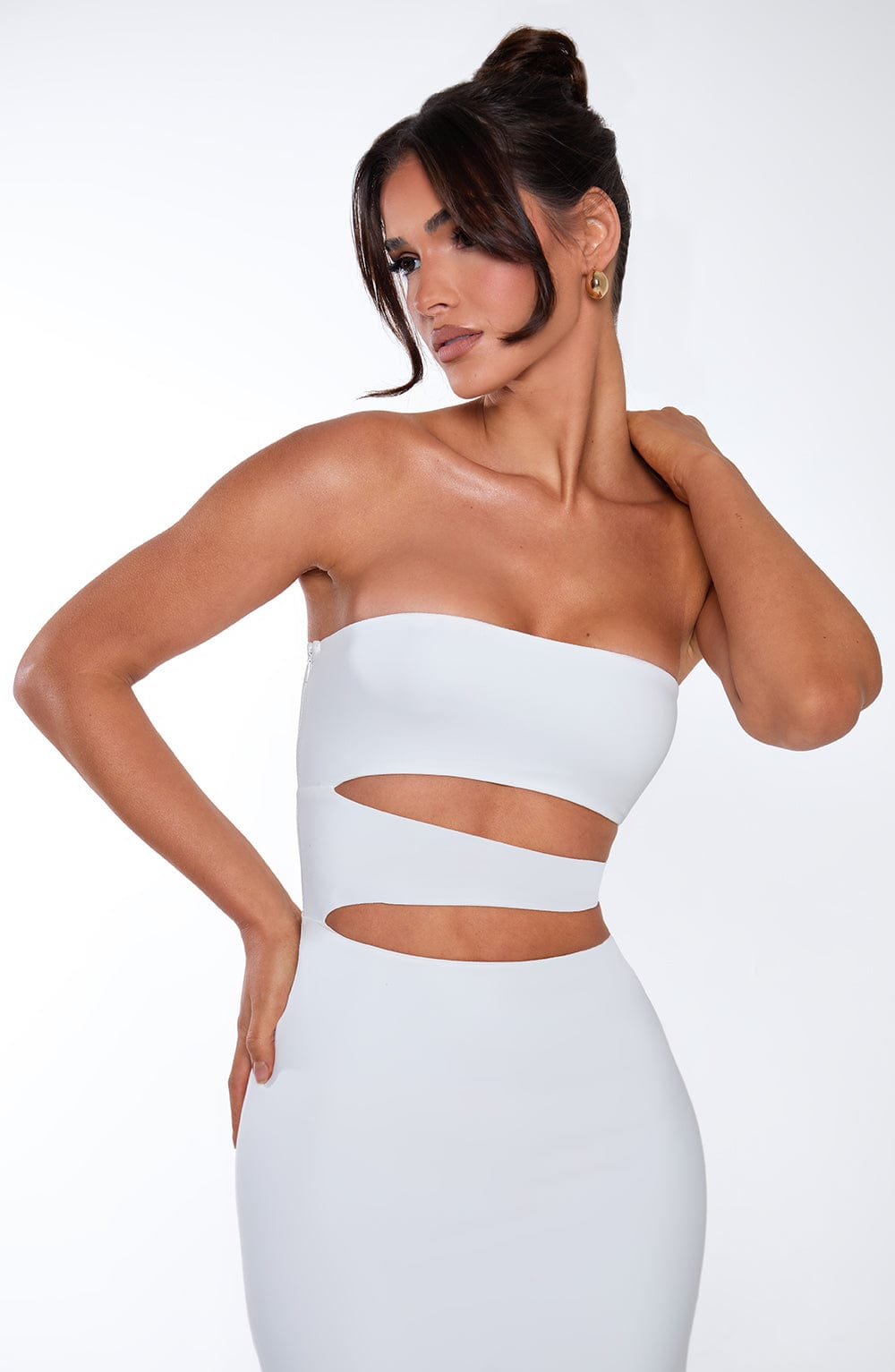 MILIA MAXI DRESS - WHITE