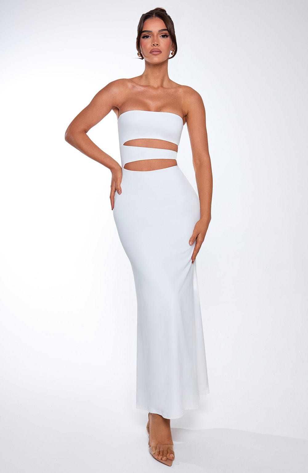 MILIA MAXI DRESS - WHITE