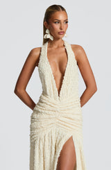 MINERVA MAXI DRESS - IVORY