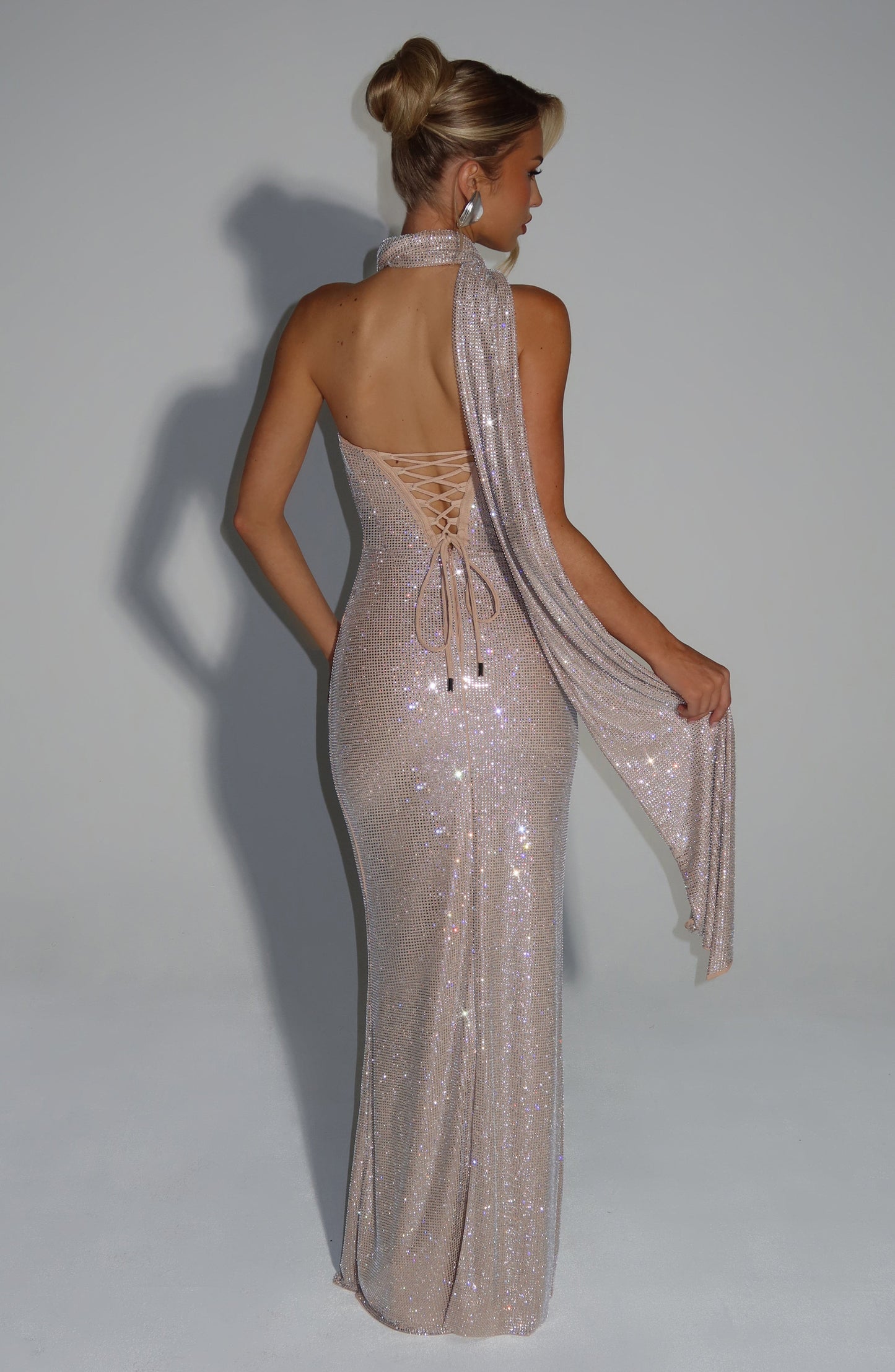 MIRABELLA MAXI DRESS - NUDE