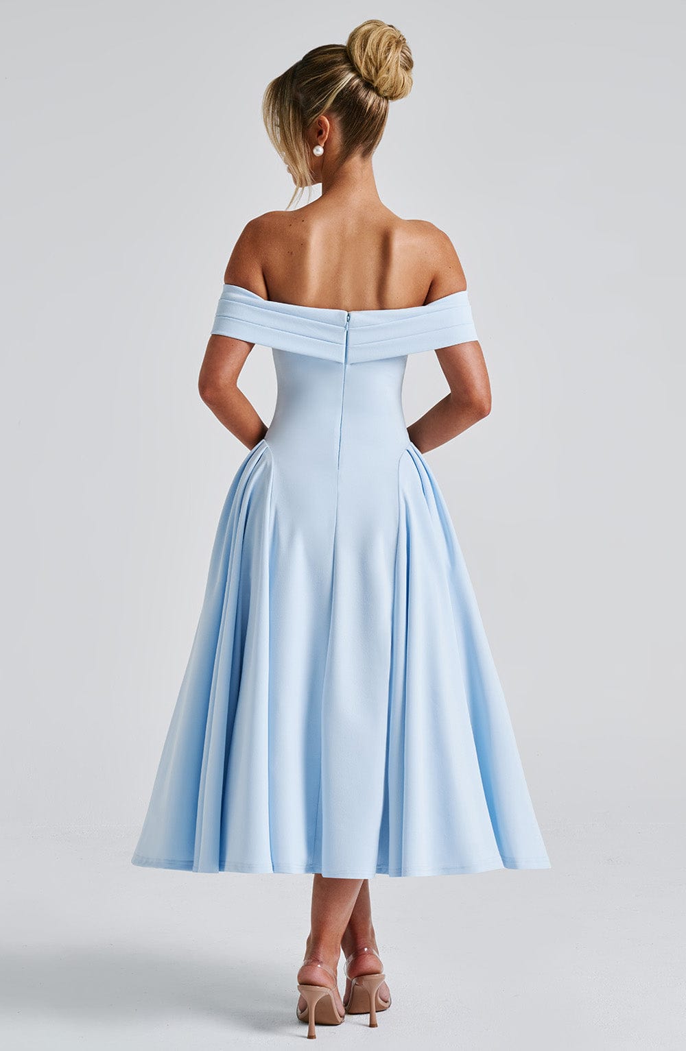 MIRANDA MIDI DRESS - BLUE
