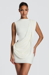 MIREYA MINI DRESS - IVORY