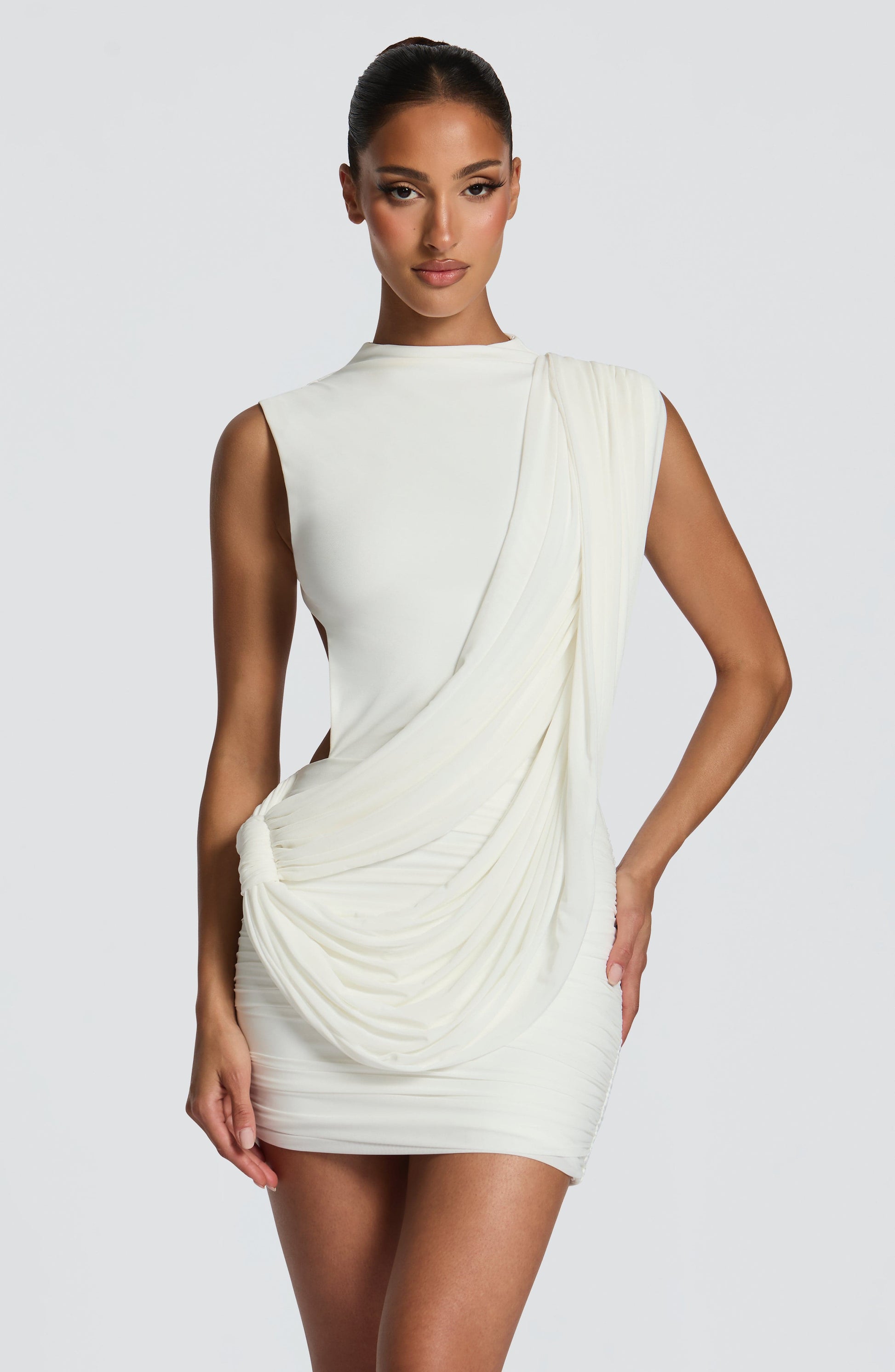 MIREYA MINI DRESS - IVORY