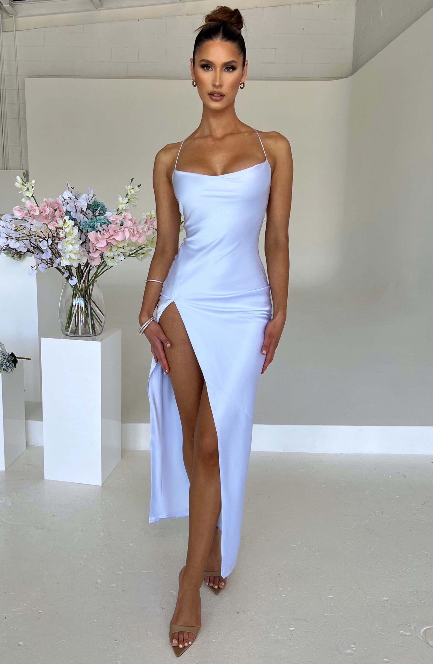 MISHA MAXI DRESS - BABY BLUE