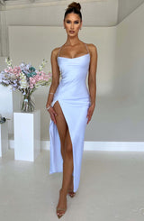 MISHA MAXI DRESS - BABY BLUE