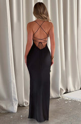 MISHA MAXI DRESS - BLACK