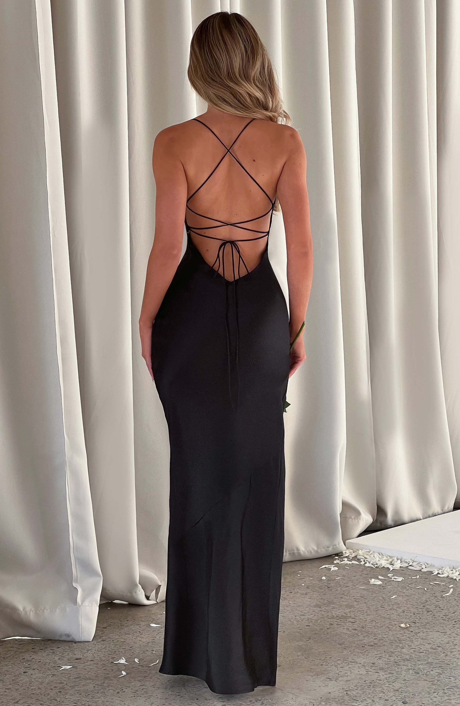 MISHA MAXI DRESS - BLACK