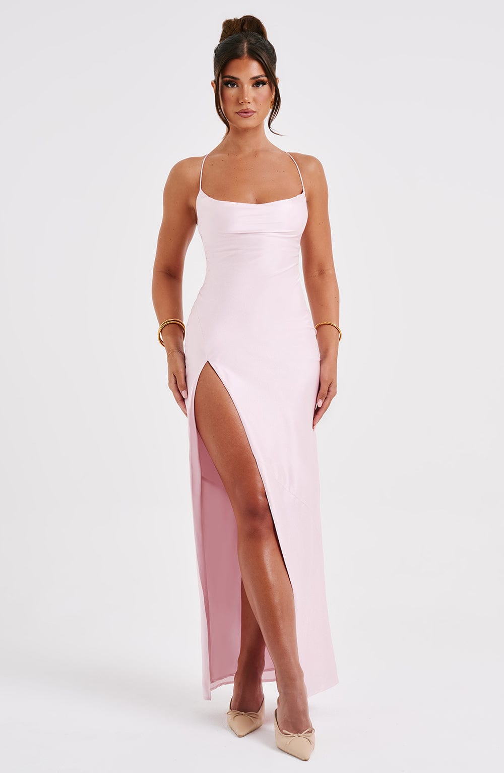 MISHA MAXI DRESS - BLUSH