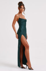 MISHA MAXI DRESS - EMERALD