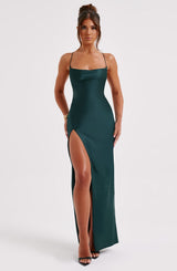 MISHA MAXI DRESS - EMERALD