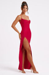 MISHA MAXI DRESS - RED
