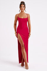 MISHA MAXI DRESS - RED