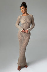 MOANA MAXI DRESS - BEIGE
