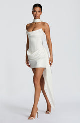 MONA MINI DRESS - IVORY
