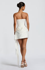 MONA MINI DRESS - IVORY