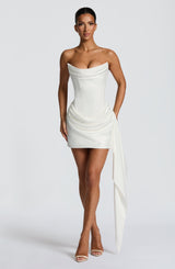MONA MINI DRESS - IVORY