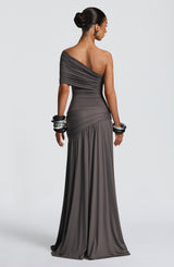 MONICA MAXI DRESS - CHARCOAL