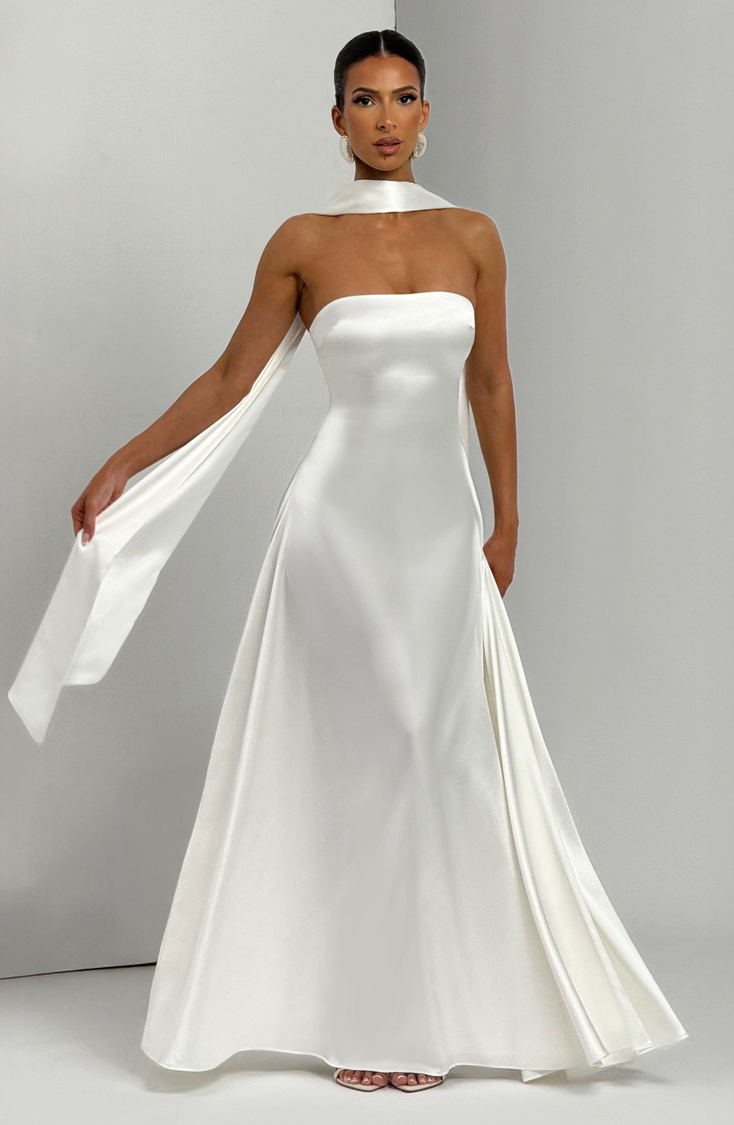 MORVEN MAXI DRESS - IVORY