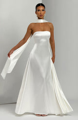 MORVEN MAXI DRESS - IVORY