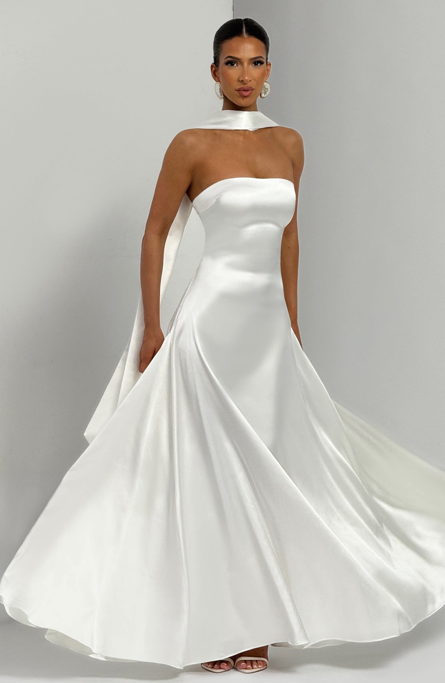 MORVEN MAXI DRESS - IVORY