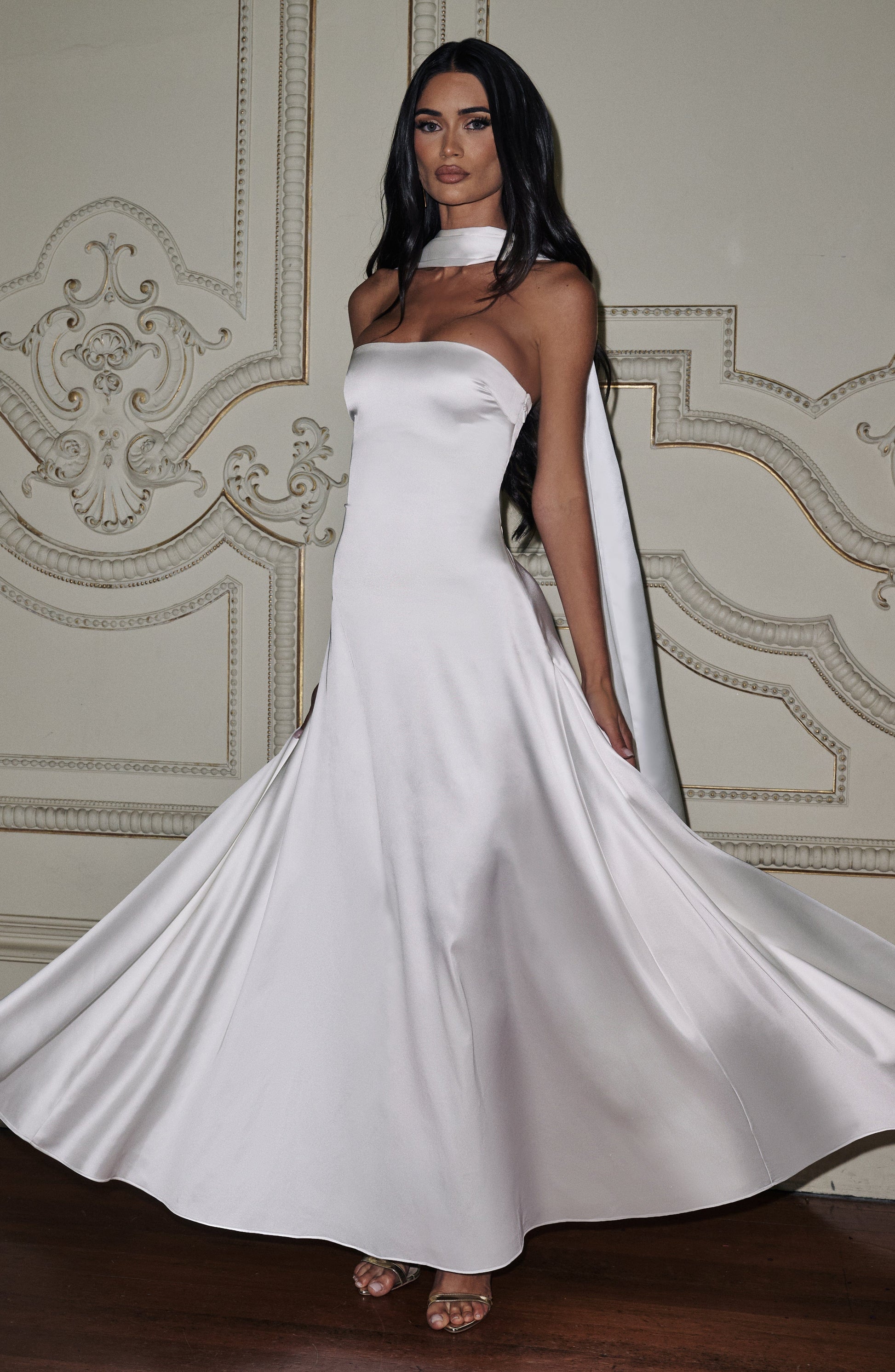 MORVEN MAXI DRESS - IVORY