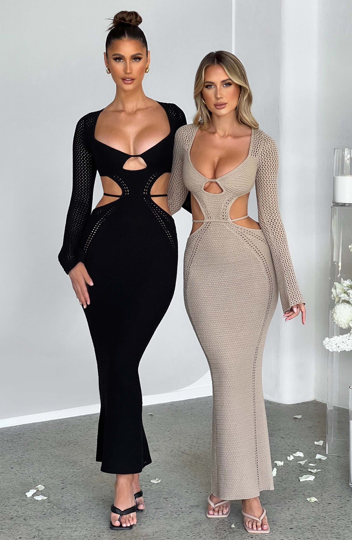 NADINE MAXI DRESS - BLACK