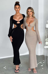 NADINE MAXI DRESS - BLACK