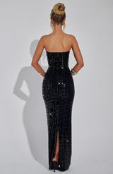 NERIAH MAXI DRESS - BLACK