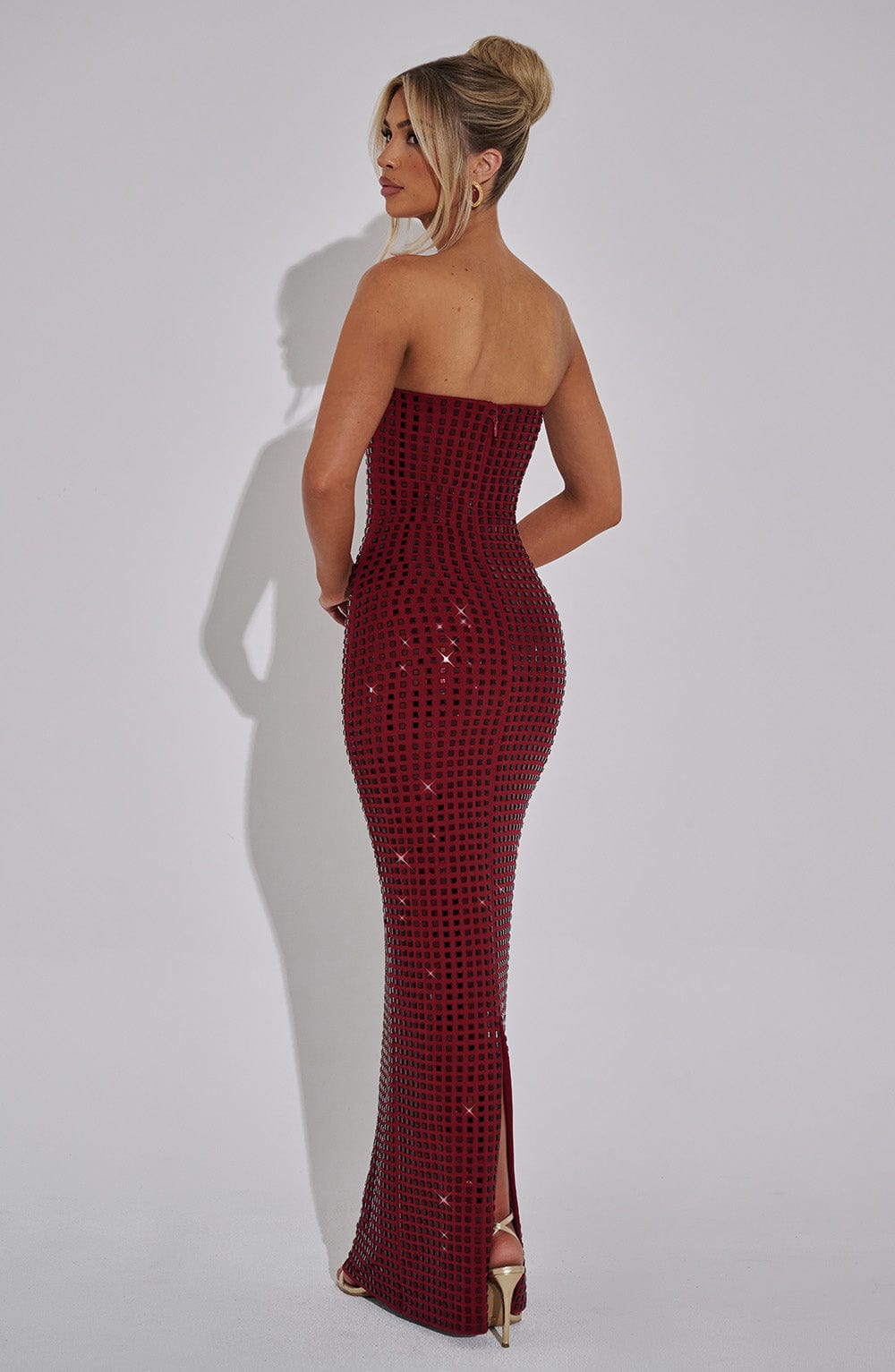 NERIAH MAXI DRESS - WINE