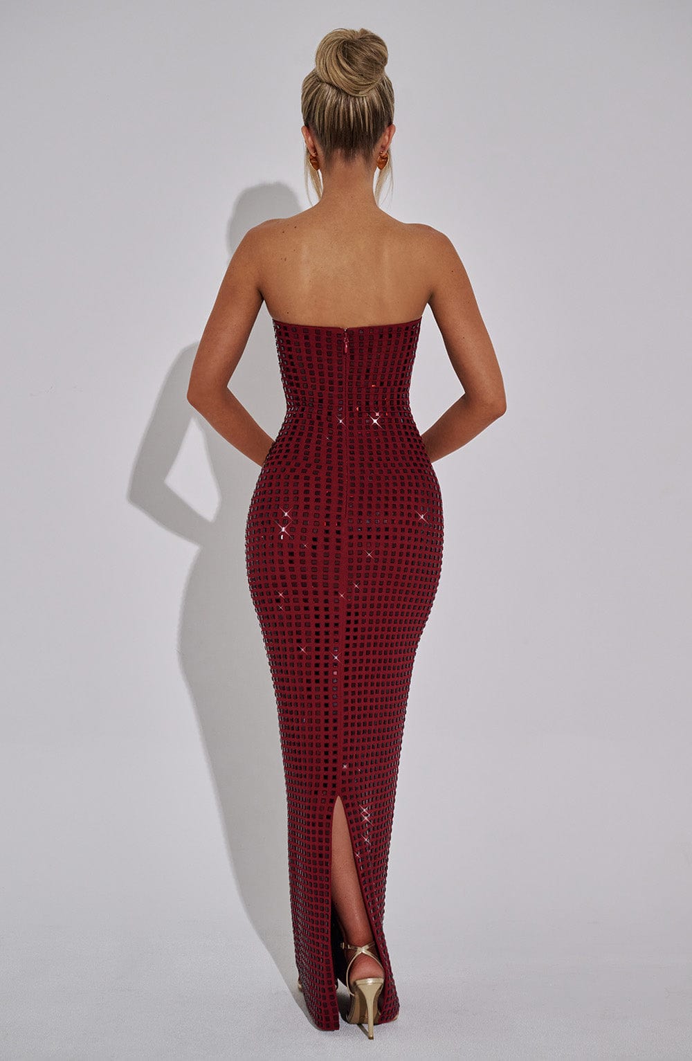 NERIAH MAXI DRESS - WINE