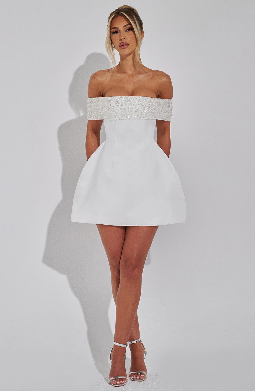 NOELLE MINI DRESS - IVORY