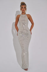 ODESSA MAXI DRESS - NUDE