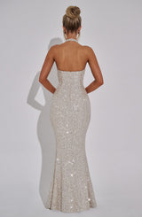 ODETTE MAXI DRESS - CHAMPAGNE