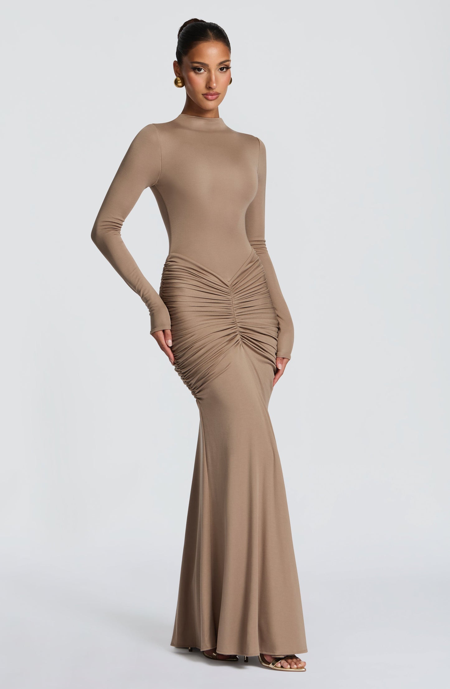 ORIANE MAXI DRESS - STONE
