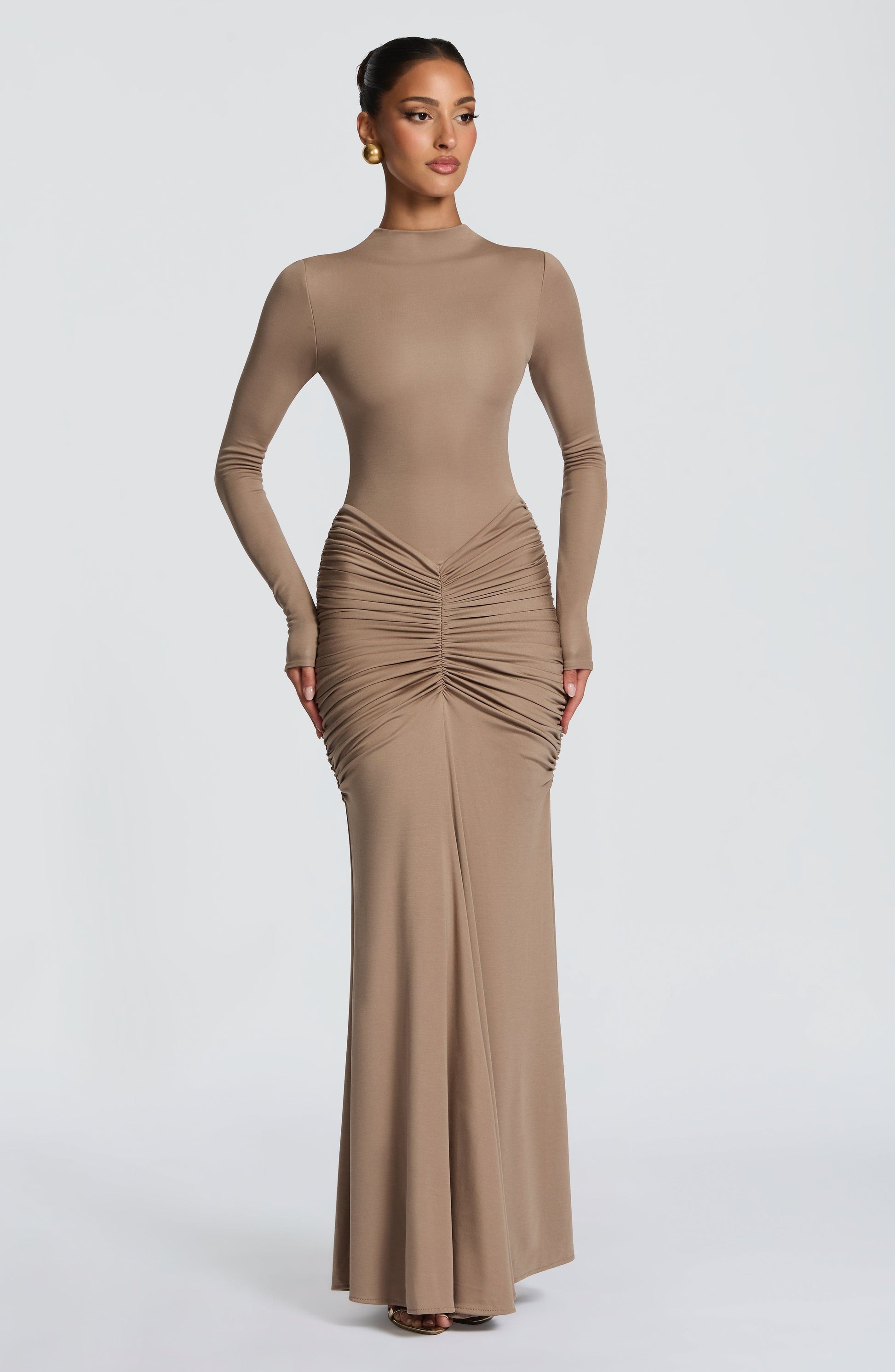 ORIANE MAXI DRESS - STONE