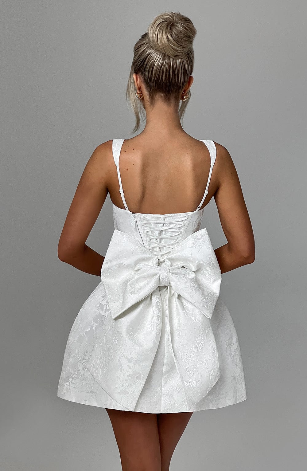ORLA MINI DRESS - IVORY