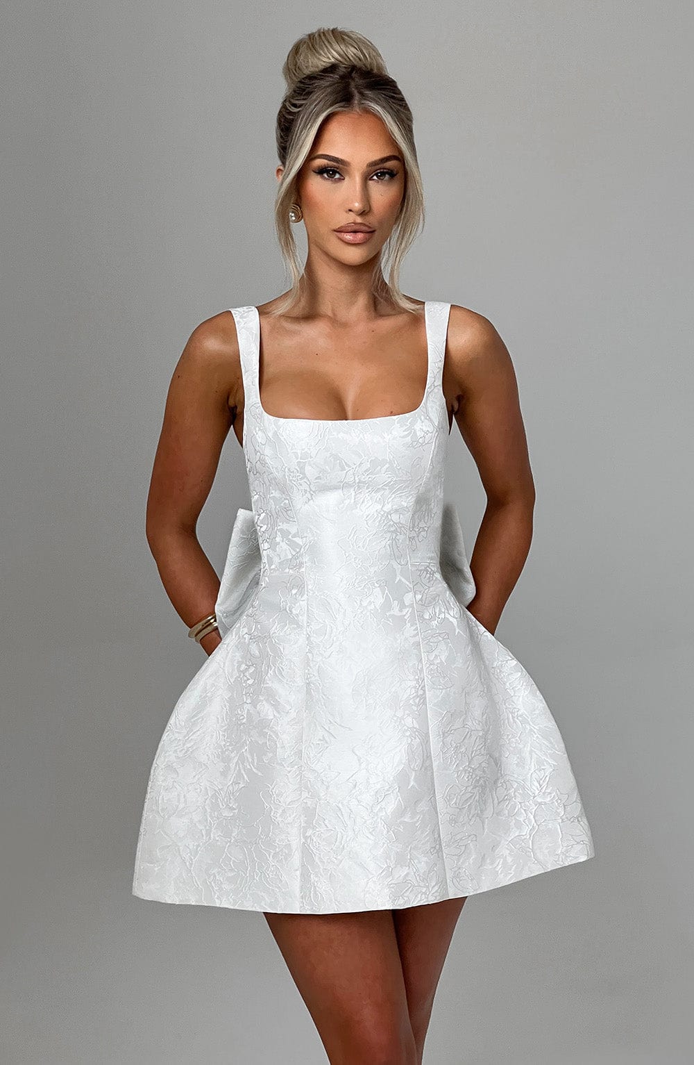 ORLA MINI DRESS - IVORY