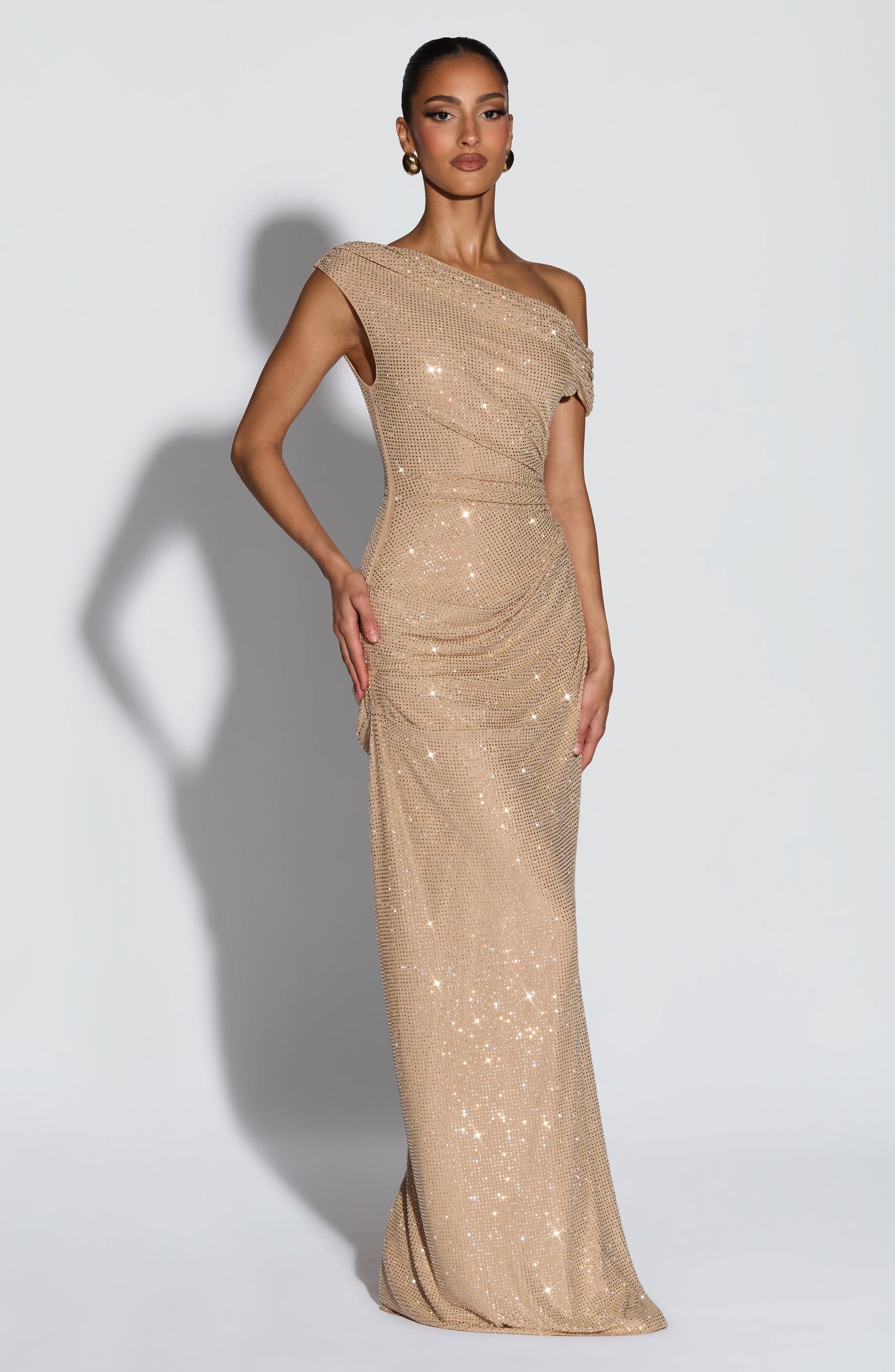 OTTILIE MAXI DRESS - GOLD